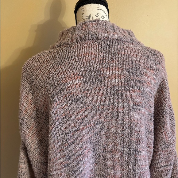 So Women’s Blush Pink Mock Neck Long Sleeve Sweater - Picture 6 of 7